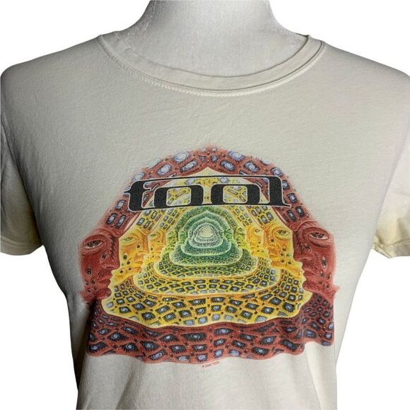 2007 Tool Graphic Band T Shirt L White Crewneck Short Sleeves Los Angeles CA - Picture 2 of 10